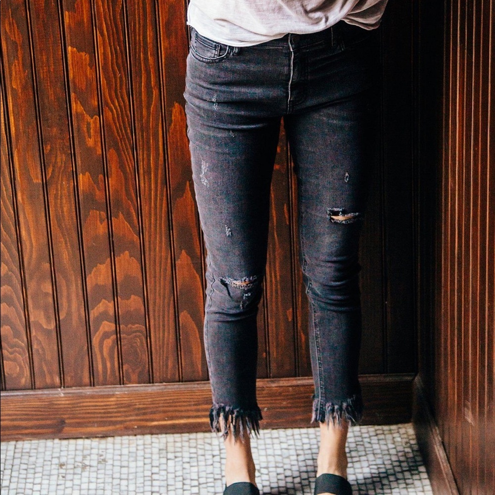 Great heights frayed skinny jeans